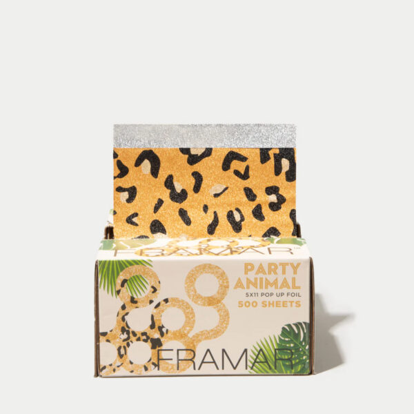 Folia fryzjerska Framar Party Animal w paskach 5X11 500 szt