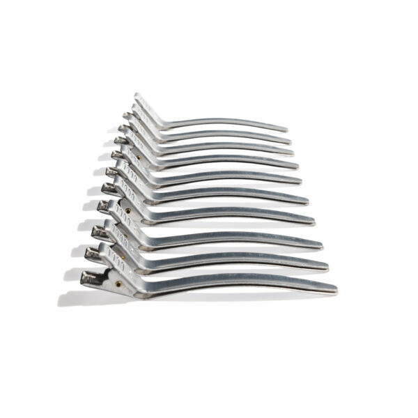 Klipsy fryzjerskie do włosów (aluminiowe) 10 szt